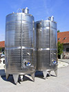 Agrometál borászati tartály, borászati felszerelés, fermentációs tartály, Villány Lelovits